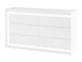 6-drawer chest - With LEDs - MDF - White lacquered - Zensova TXVE58814