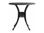 Black garden table 78x78x72 Cast aluminum KTLZ72189