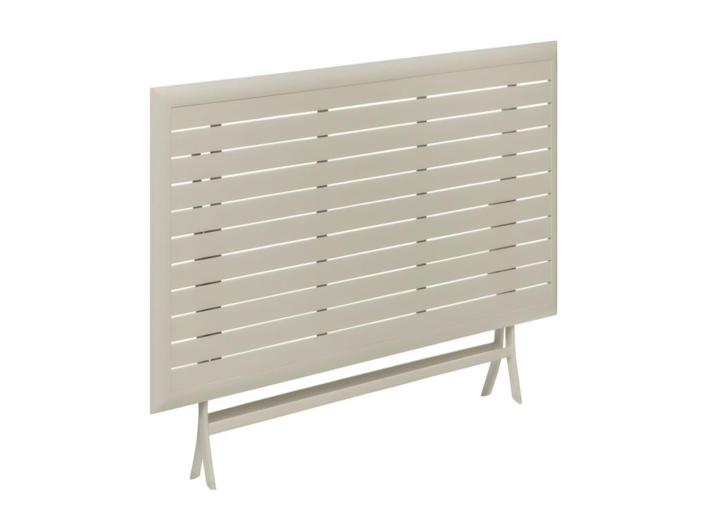 Zensova 6-seater aluminum table in clay Zensova NHYA72184