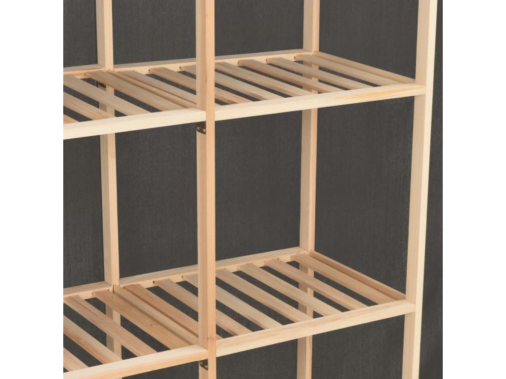 Wardrobe Gray 173x40x170 Zensova NSAV75768