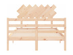 Bed frame without mattress, solid wood DJIQ76420