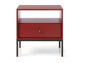 Zensova NS54 1D Bedside Table 54x39x56 Red VKRE72349