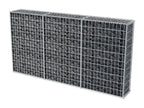 Gabion basket, galvanized steel, 200x30x100 OQEI77673