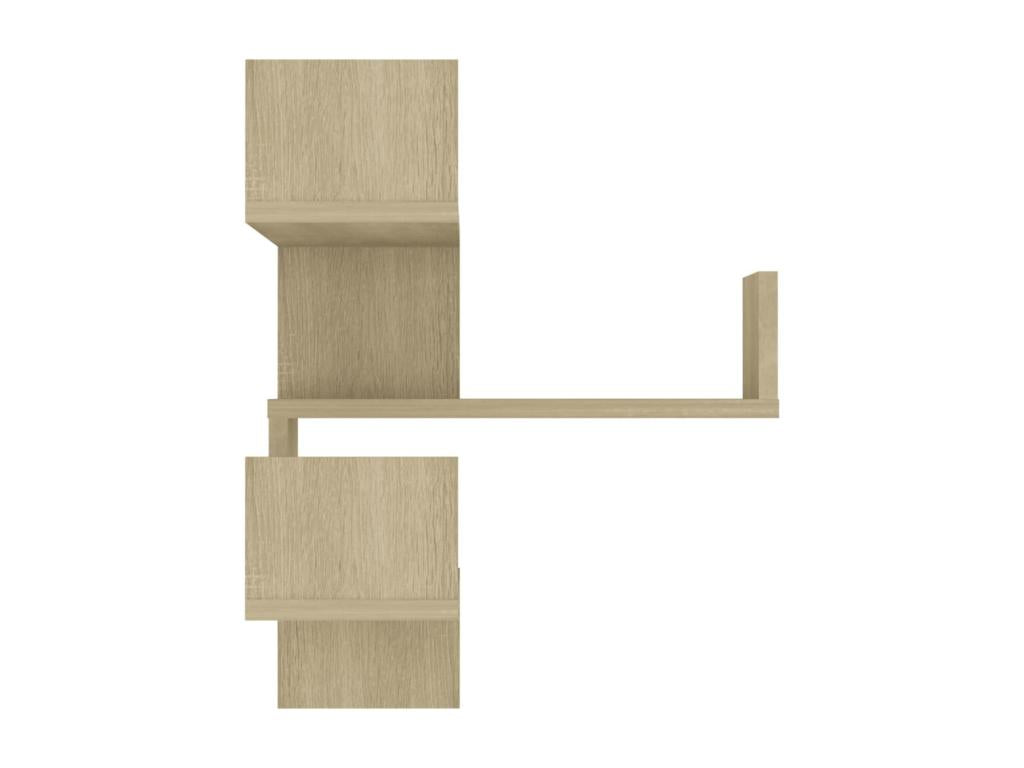 Corner wall shelves, 2 pcs, Lumenao Oak engineered wood ZXTQ31275
