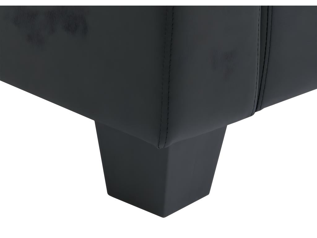 Lumenao armchair 86x75x70cm black faux leather ZTOO37931