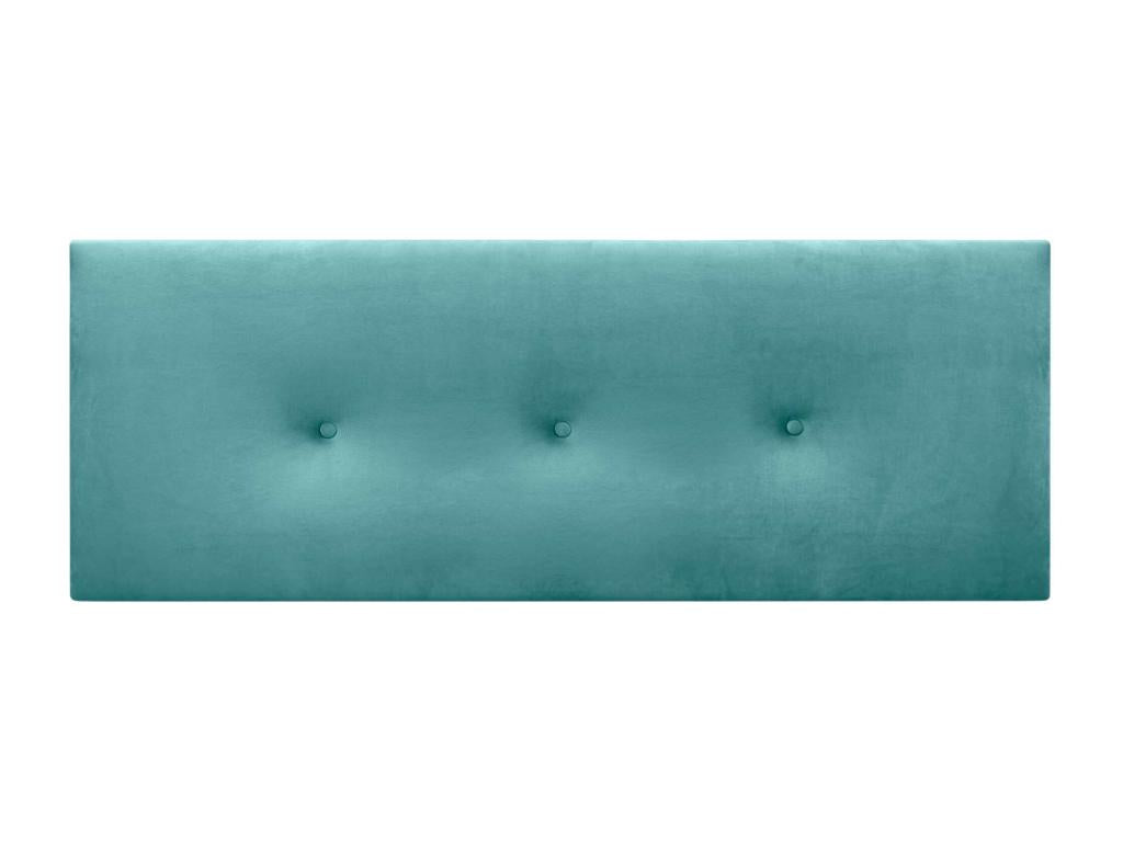 Zensova Smooth Velvet Headboard with Buttons 160x60 cm for 150/160 cm Beds - Turquoise EKCD62259
