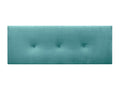 Zensova Smooth Velvet Headboard with Buttons 160x60 cm for 150/160 cm Beds - Turquoise EKCD62259
