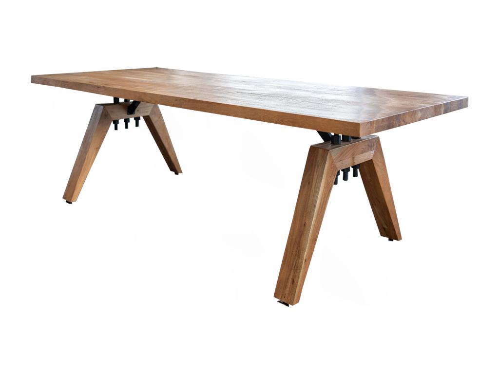 Table - brown Wood - 220x100 cm - Zensova OLPH56738