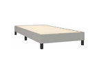 Lumenao bed base with light grey mattress 90x200 Fabric KXCQ71508