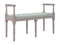 Light Grey Bench 110x40x70 cm Velvet JNVC31915