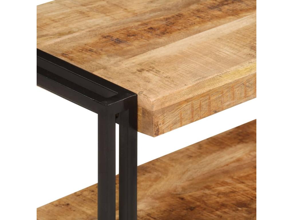 TV stand 160x30x40 cm solid mango wood WGFS71927
