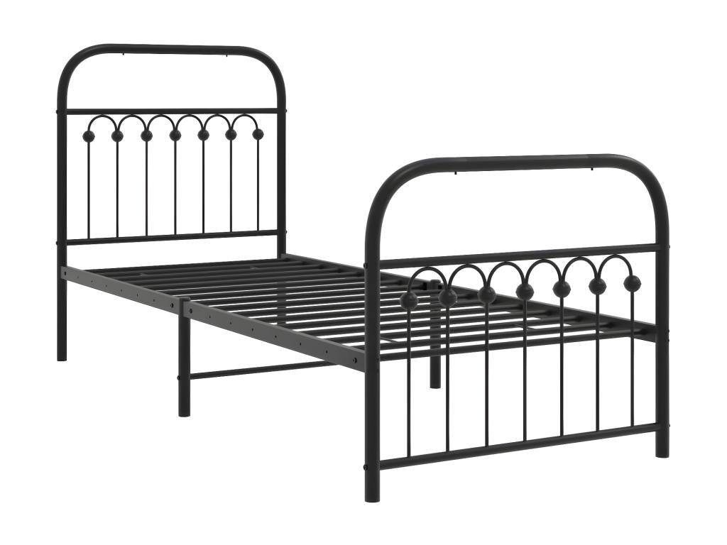 Zensova 80x200 cm Metal Bed Frame with Headboard/Footboard UGLW82554
