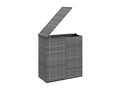 Grey resin cushion storage box 100x49x103.5 cm 02 0013155 IDXF41509