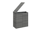 Grey resin cushion storage box 100x49x103.5 cm 02 0013155 IDXF41509