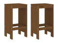 3-piece garden bar set, honey brown, solid pine wood, NCQS62179