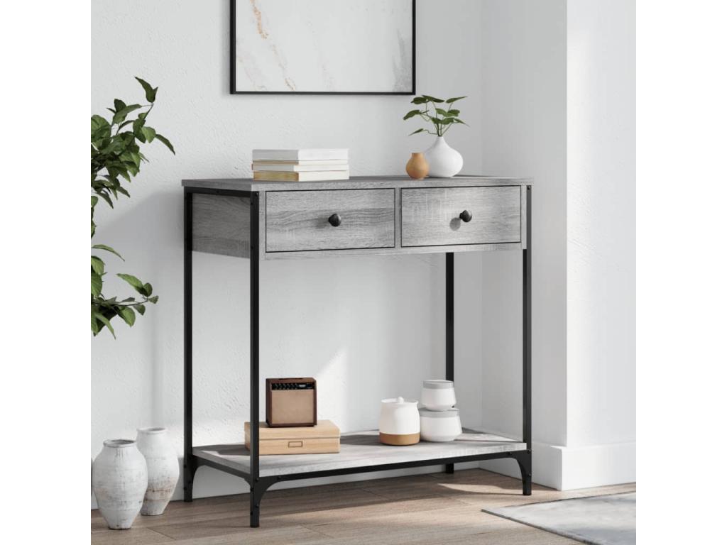 Zensova console table gray 75x34.5x75 Zensovaengineering MEBZ91364
