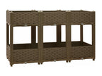 Raised bed 120x40x71 cm Polypropylene ASUD62689