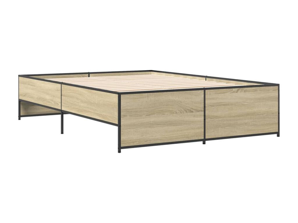 Zensova oak bed frame 135x190 cm Zensova engineering and metal CMFX49324