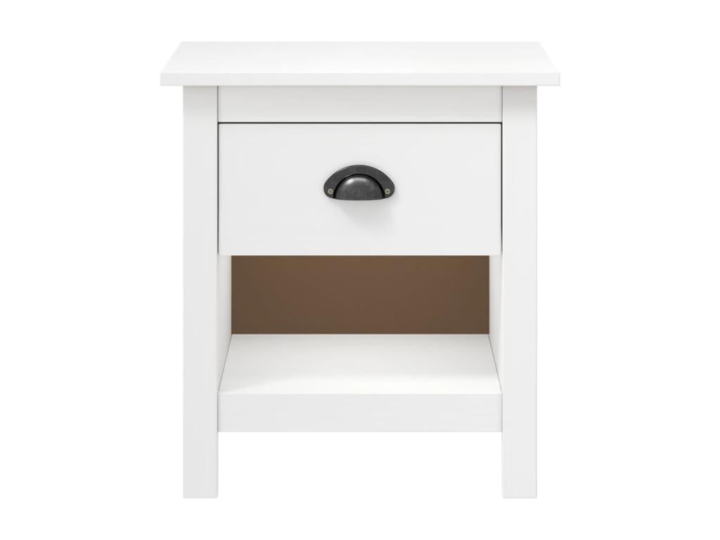 Lumenao 2-Piece Bedside Tables 46x35x49.5 cm Solid Pine Wood BCUD58578