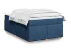 Lumenao bed base with mattress, blue, 120x200 cm, fabric MFZB19418