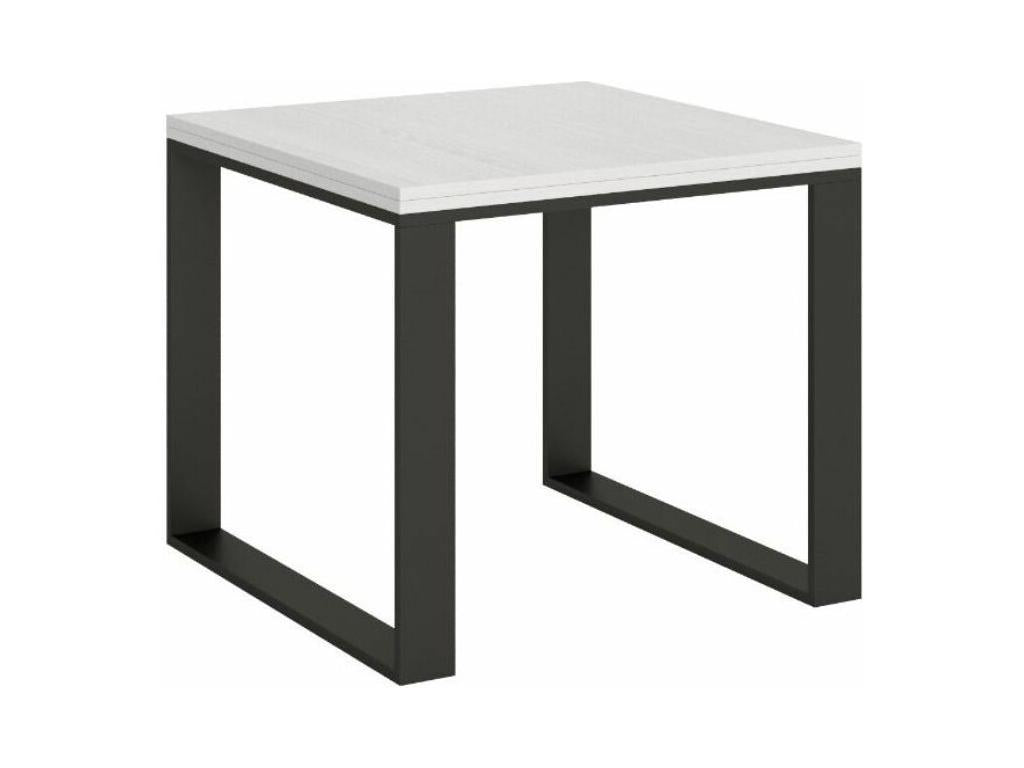 Lumenao Evolution Small Square Extendable Table 90x90-180cm - White VTUF37719