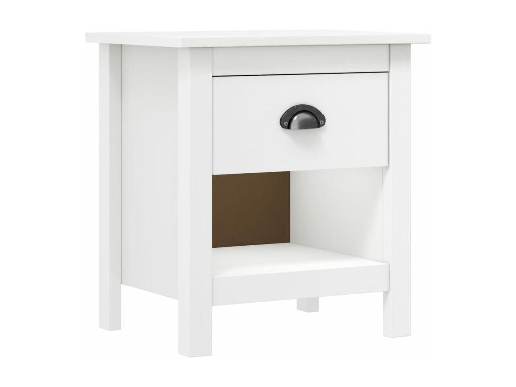 Lumenao 2-Piece Bedside Tables 46x35x49.5 cm Solid Pine Wood BCUD58578