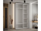 Lumenao 8 Sliding Door Wardrobe 235.2/140/45 2 Doors White/Black/Gold MDSK49112