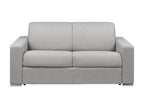 Zensova grey 2-seater sofa bed with express conversion - Zensova sleeping area 120 cm wide - Zensova 18 cm mattress FSXN75405