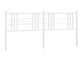 White metal headboard 193cm HRFY03951