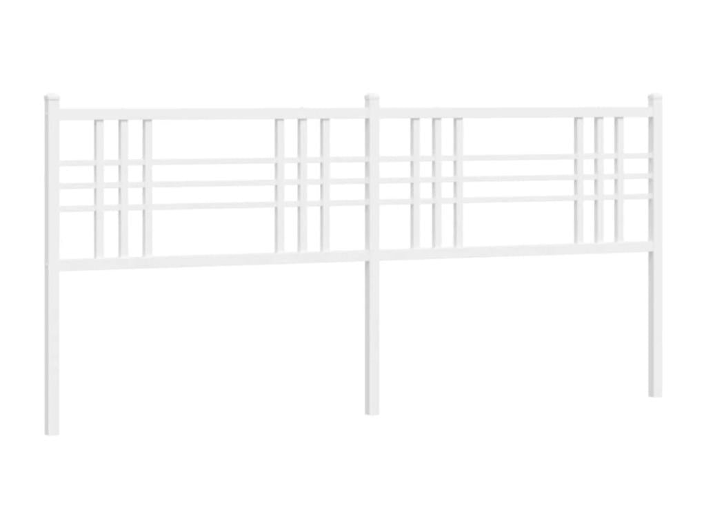 White metal headboard 193cm HRFY03951