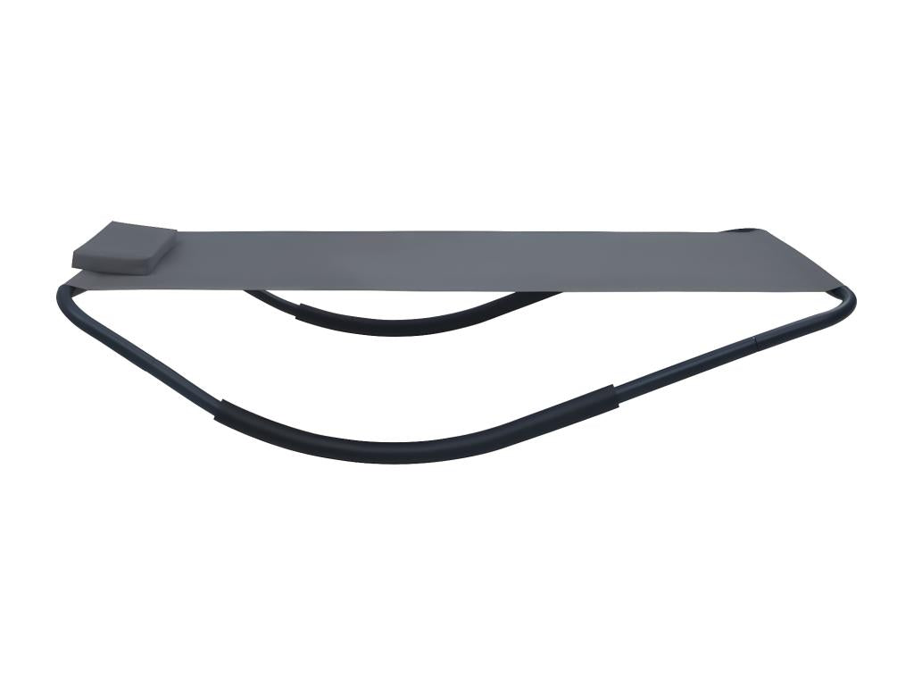 Grey garden bed 200x90 cm Steel XCGR19522