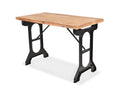 Dining table with solid fir wood top, 122x65x82 cm, CBJK21799