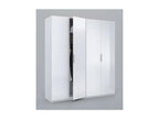 White 4-door wardrobe - Zensova - L 180 x W 52 x H 200 cm LIWR25574