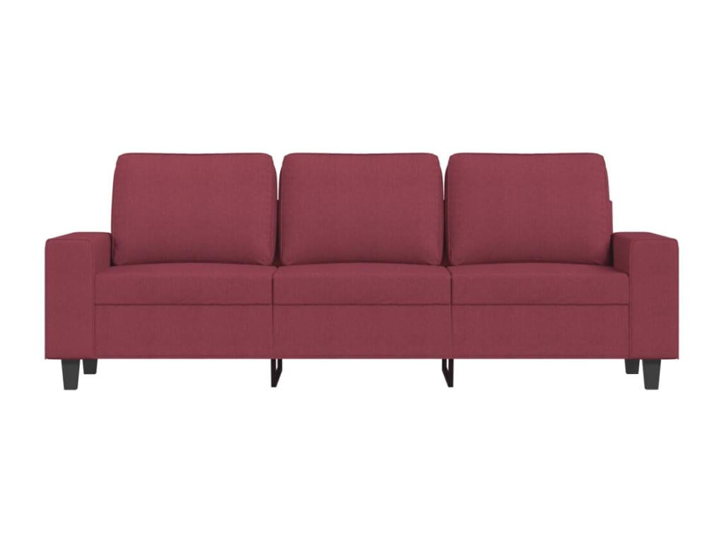 Zensova 3-seater sofa, red, 180 cm, Zensova KUBQ55831