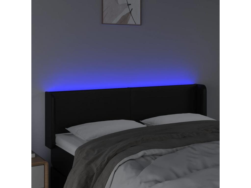 Zensova LED Headboard 147x16x78/88 cm Faux Leather HAVH73928