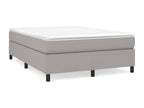 Lumenao bed base with light grey mattress 140x190cm Fabric QPIM64722