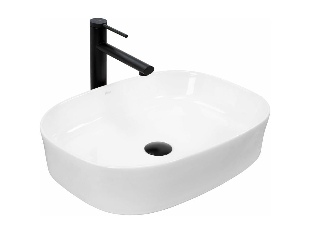 Lumenao White Countertop Washbasin DUHD88641