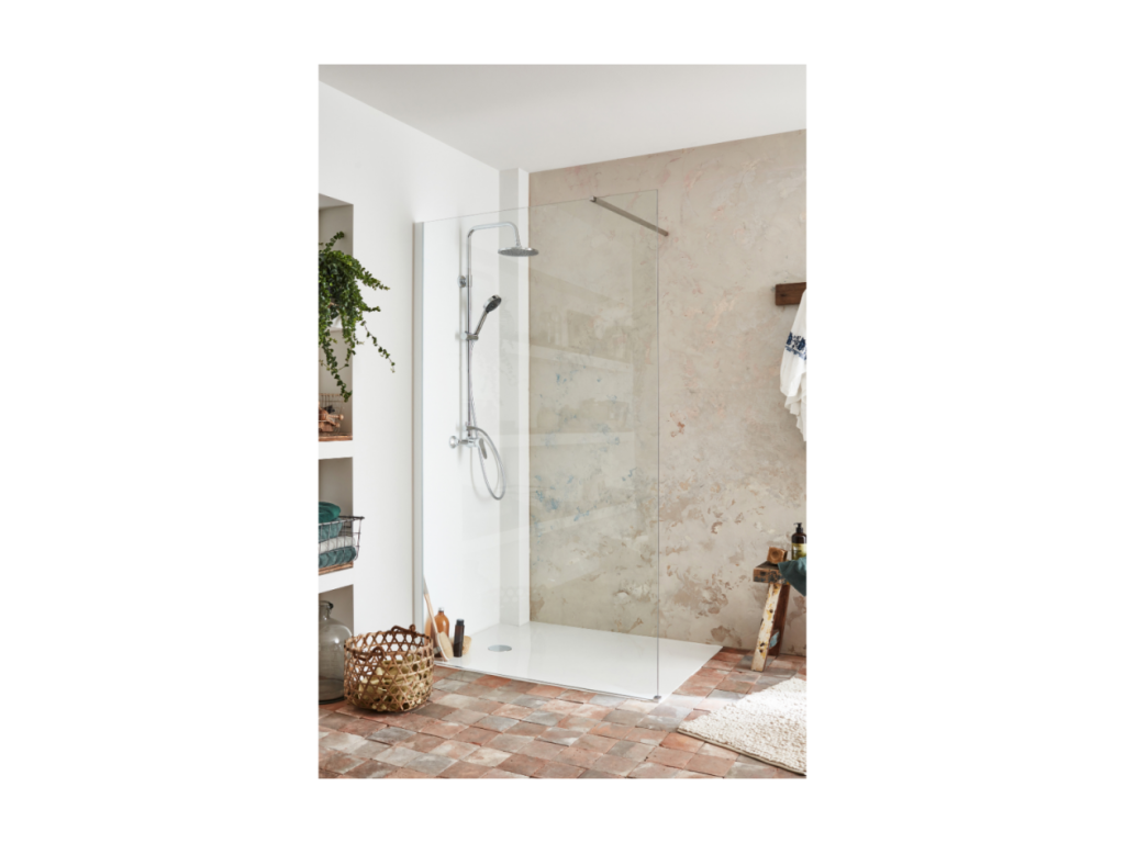 Lumenao 80x80 cm acrylic square white shower tray FAKE71621