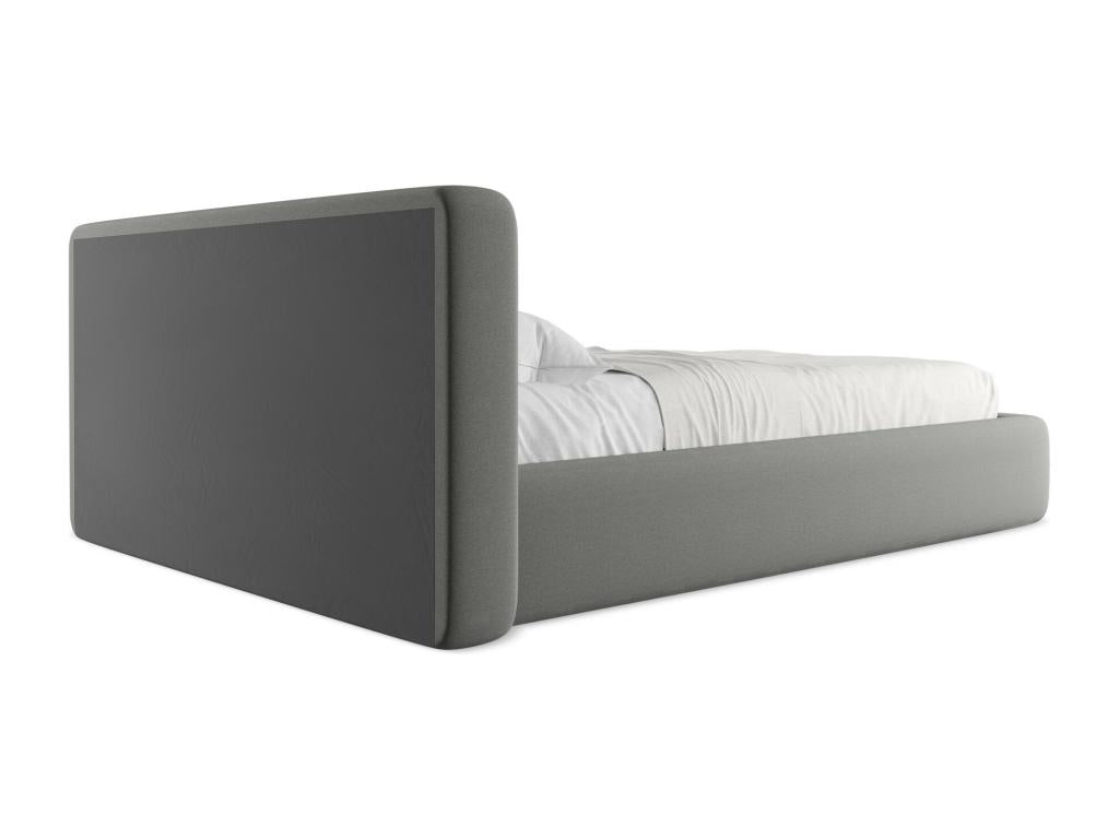 Lumenao LLIG85719 140x200cm Terry Cloth Storage Bed - Beige/Grey