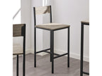Bar Table and 2 Chairs Set (1 Table, 2 High Bar Stools) Ogt03-n ZKDZ79504