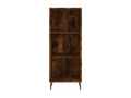 Smoked Oak Highboard 34.5x32.5x180 cm Zensovaingénierie NQJW08968