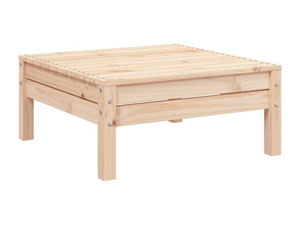 Solid pine wood garden footrest YSKP60482