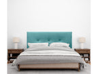 Zensova Smooth Velvet Headboard with Buttons 160x60 cm for 150/160 cm Beds - Turquoise EKCD62259