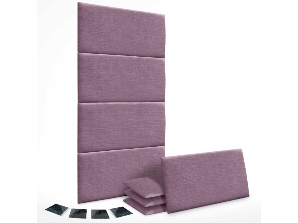Zensova Set of 8 Self-Adhesive Linen Wall Panels, Sound Absorbing, Shockproof, and Headboards, 60x40cm x8 EIEO98256