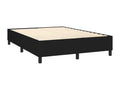 Lumenao bed base and mattress with LED lighting, black, 140x200 cm, fabric PPSV58798