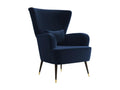 Zensova 111 Armchair, Blue, 103x82x85cm, Upholstered, Metal Legs, LBXK09267