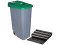 110-litre recycling container opening, 3x garbage bags of 10 units, L57 W42 H88 ITPV52317