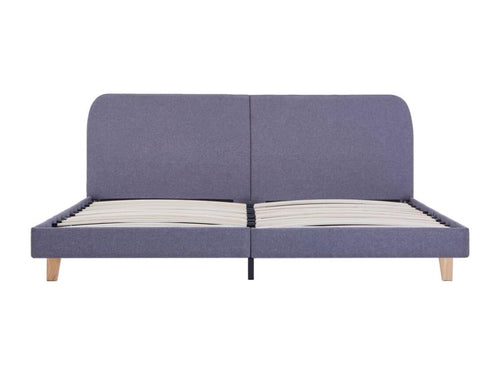 Light Grey Fabric Bed Frame 180x200 cm EDYU69469