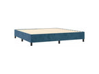 Zensova bed with LED mattress, dark blue, 200x200 cm, IAKK08505