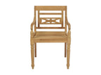 Lumenao Chairs, Set of 8, Solid Teak Wood, WMND71926